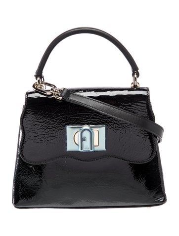 Leather Top Handle Bag