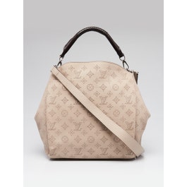 Louis Vuitton Louis Vuitton Galet Monogram Mahina Leather Babylone PM Bag