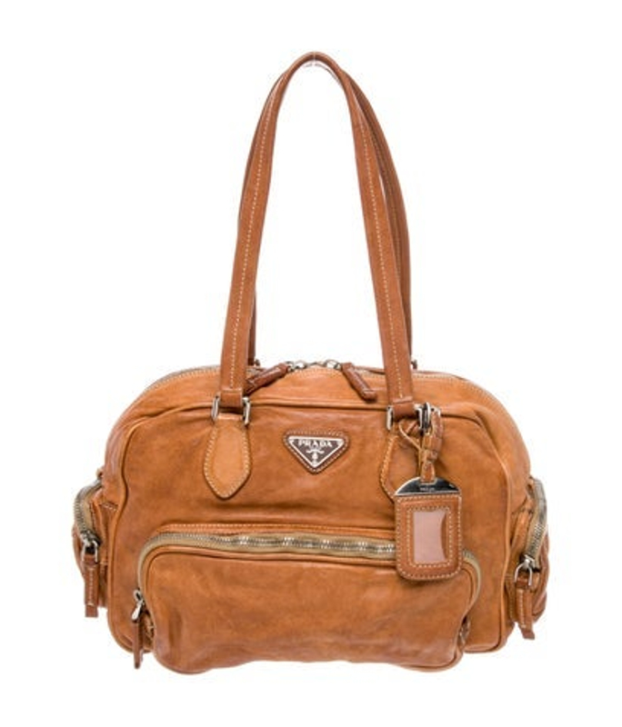 Prada Leather Shoulder Bag Vintage