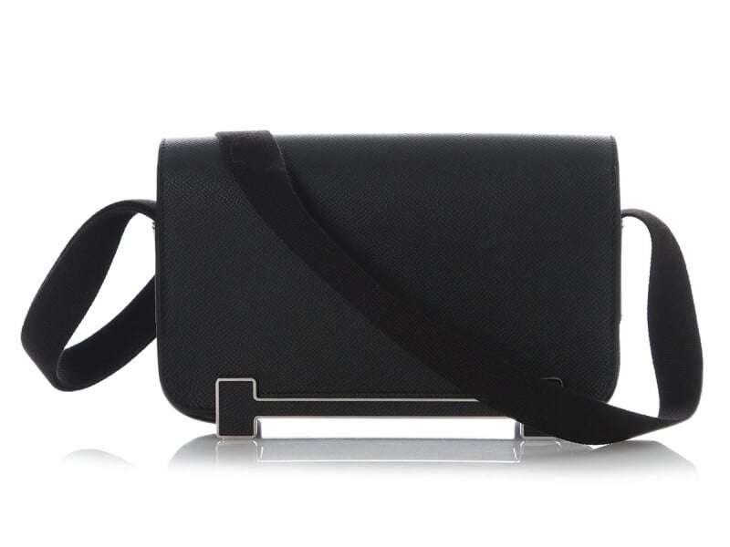 Black Epsom Geta Slim Palladium Hardware, 2026