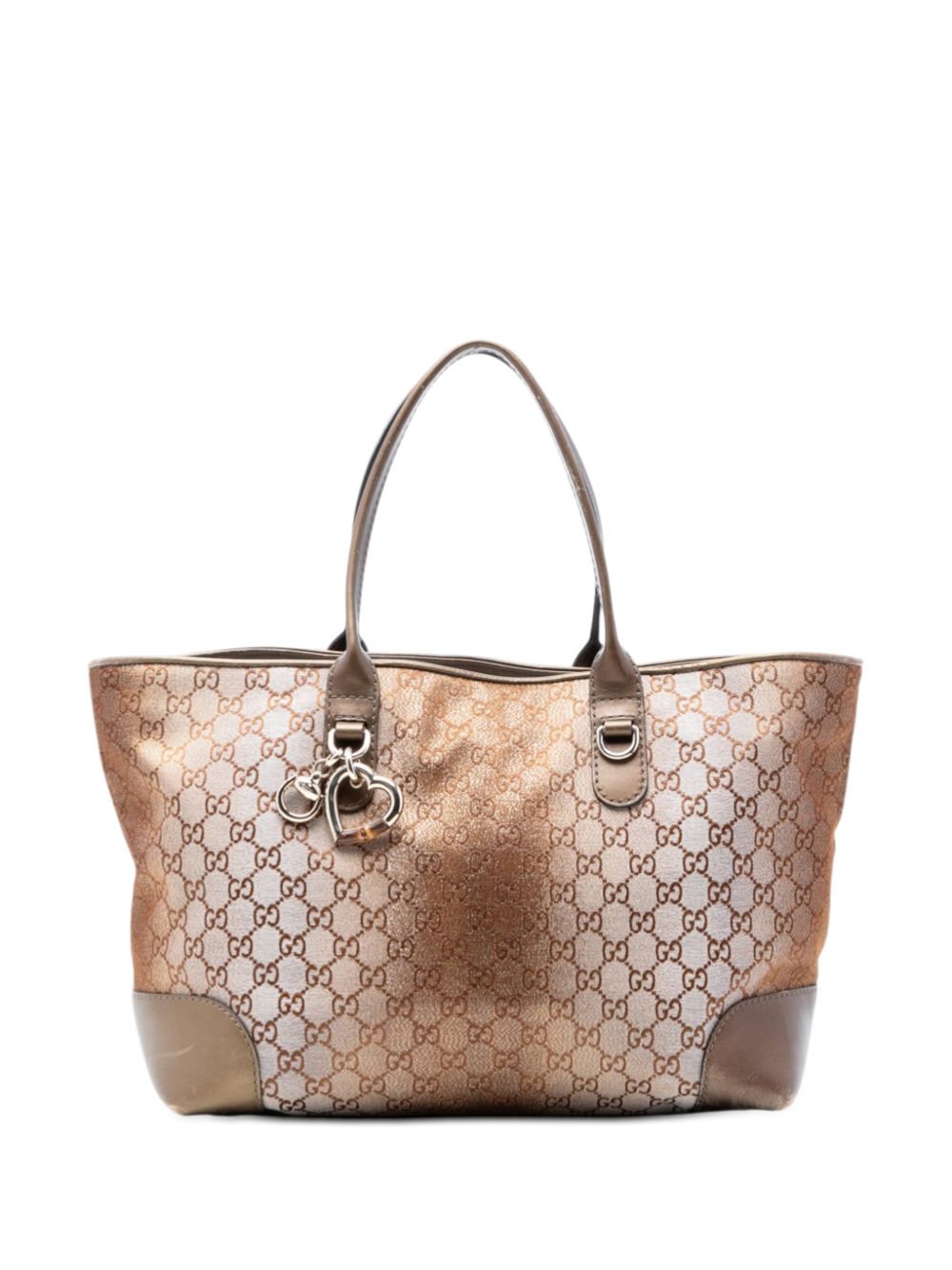 2016-2026 GG Lurex Heart Bit tote bag
