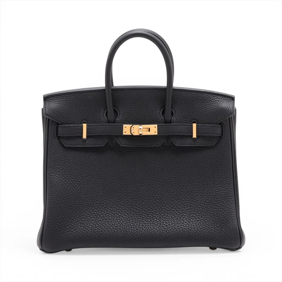 Hermès Birkin 25 Le Tournay Togo Black Gold Metal Fittings