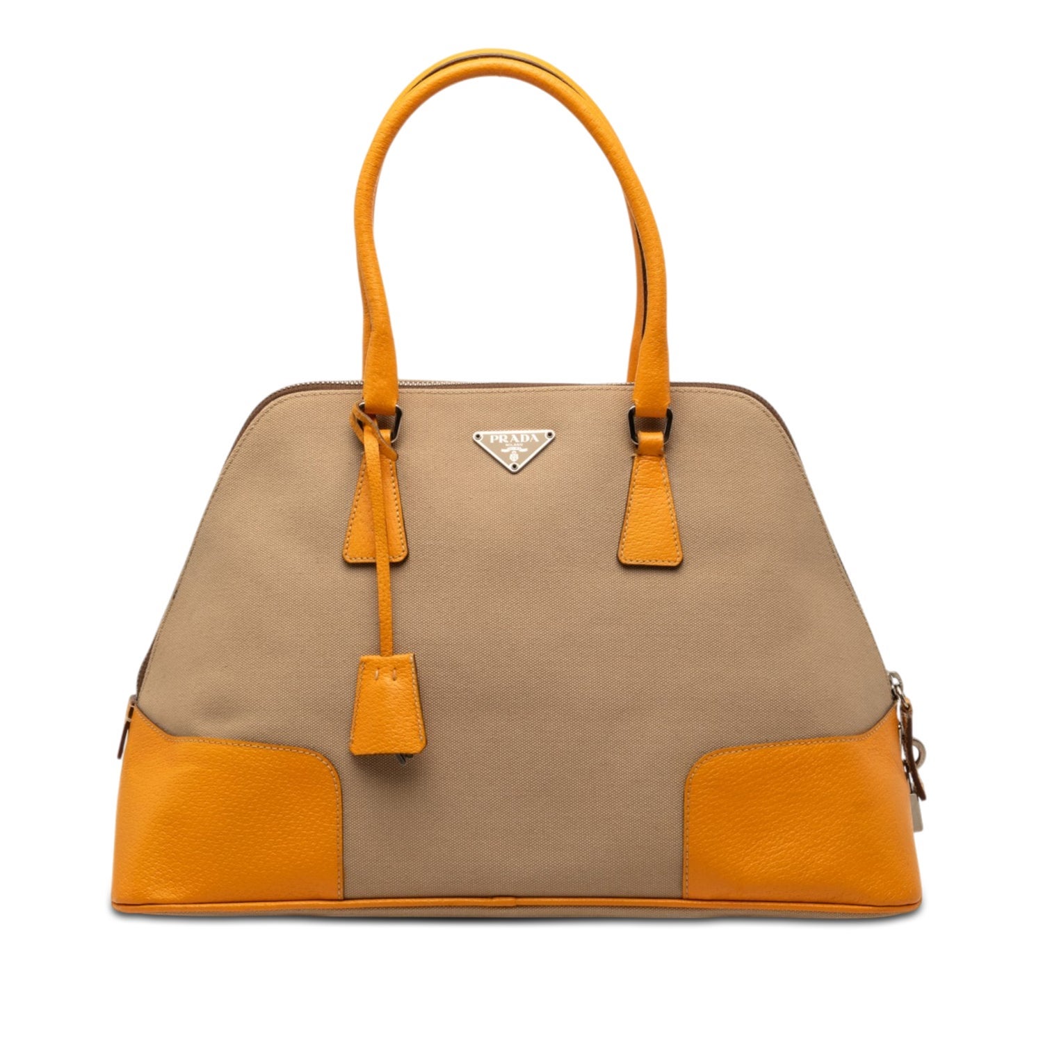 Cinghiale Trimmed Canapa Dome Handbag
