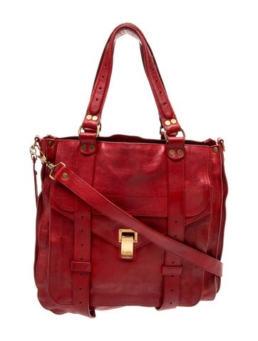 Leather Top Handle Bag
