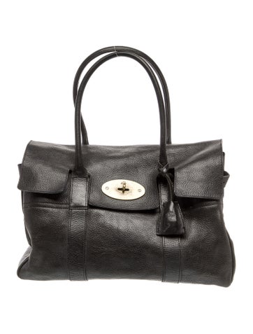 Leather Bayswater Tote bag Small