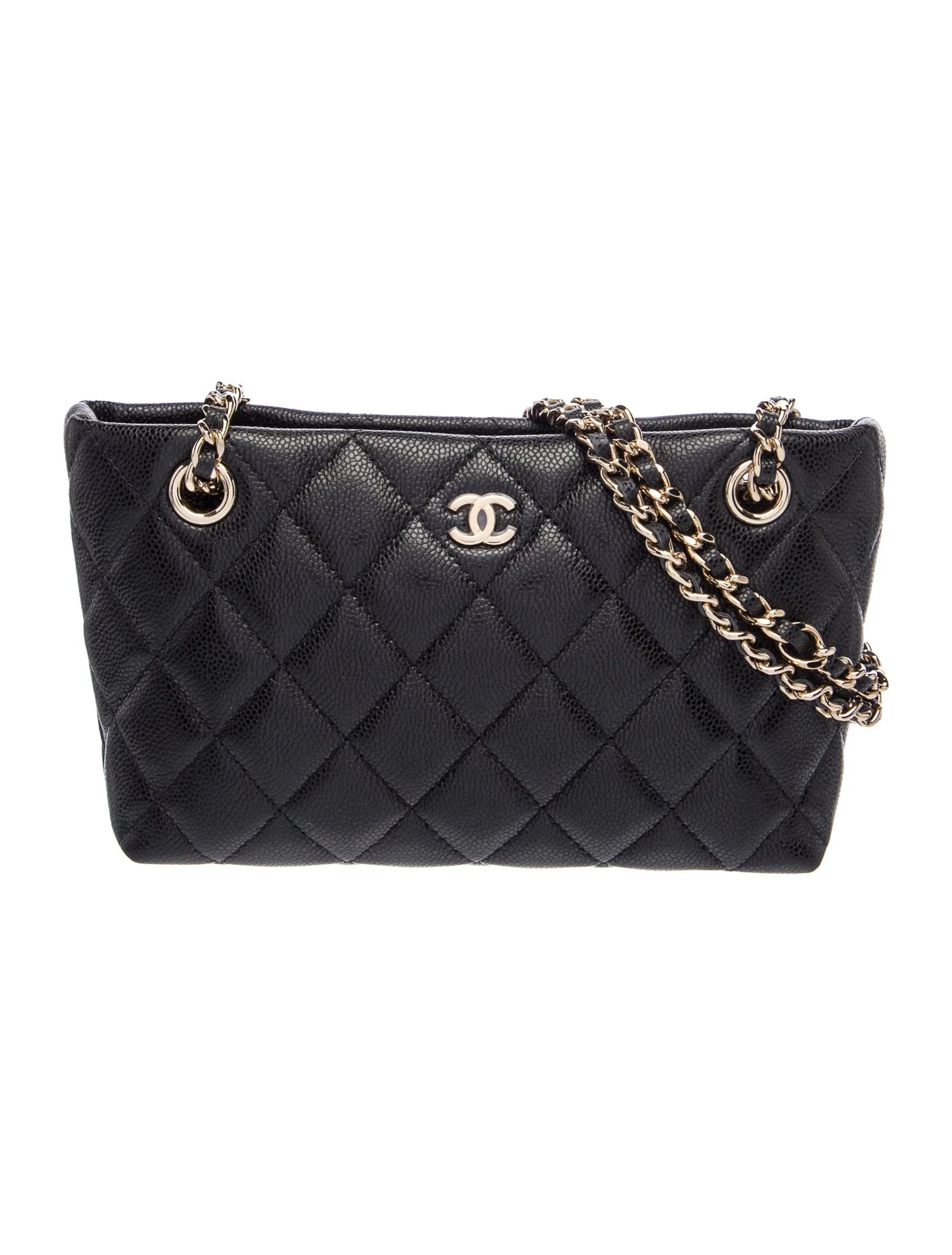 Quilted Clutch Tote w/ Chain