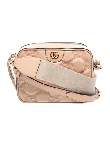 GG GG Matelasse Leather Crossbody Bag Small