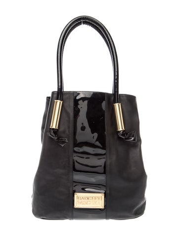 Badgley Mischka Leather Top Handle Bag