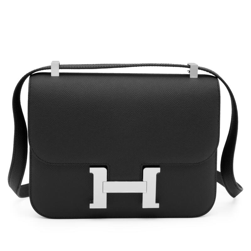 Hermes Black Epsom Constance 24 Palladium Hardware, 2025