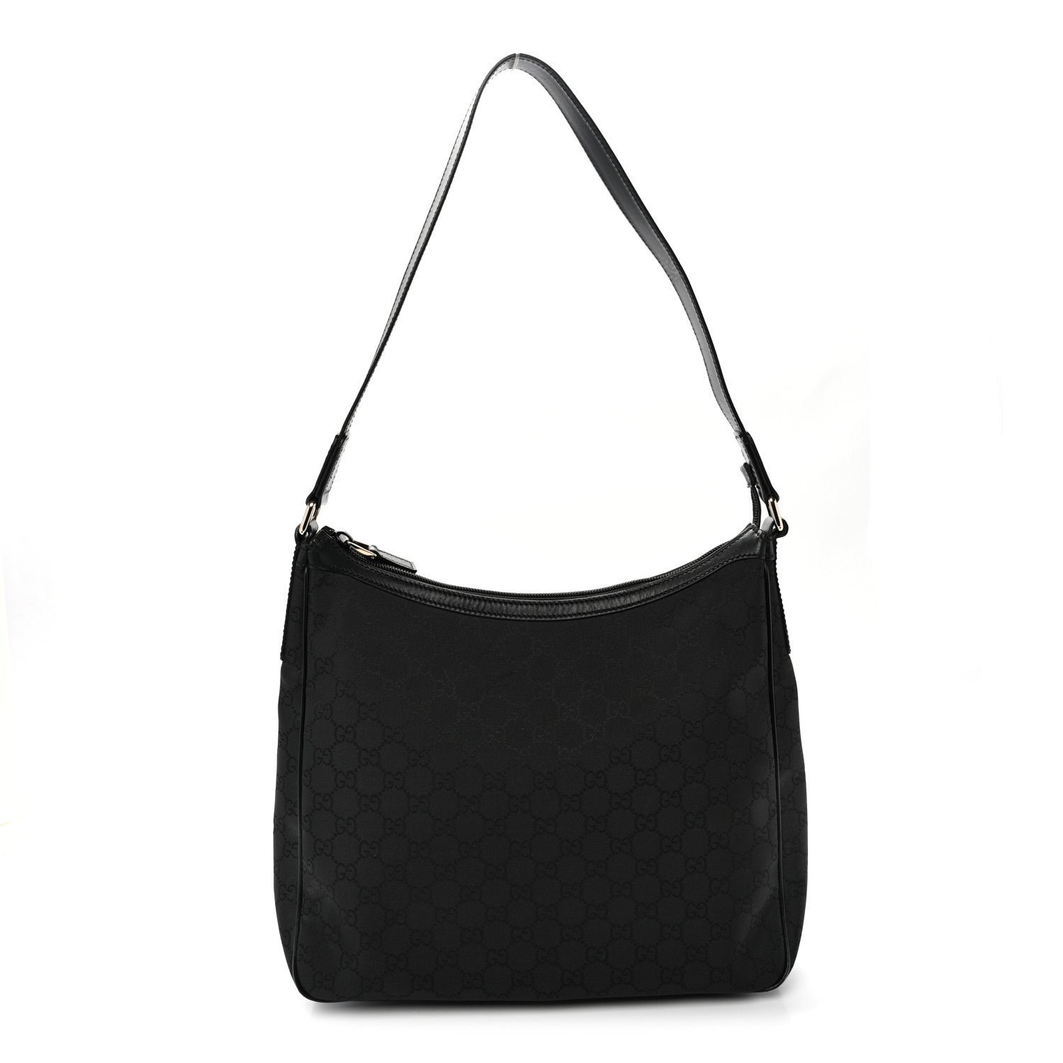 Gucci Canvas Shoulder Bag Black