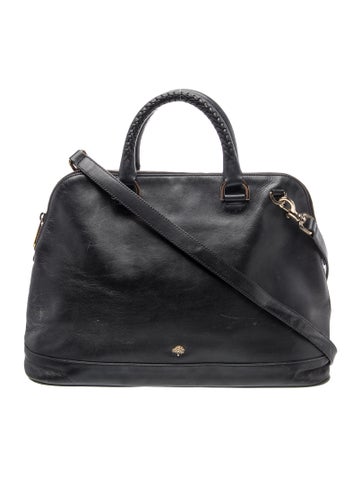 Leather Top Handle Bag