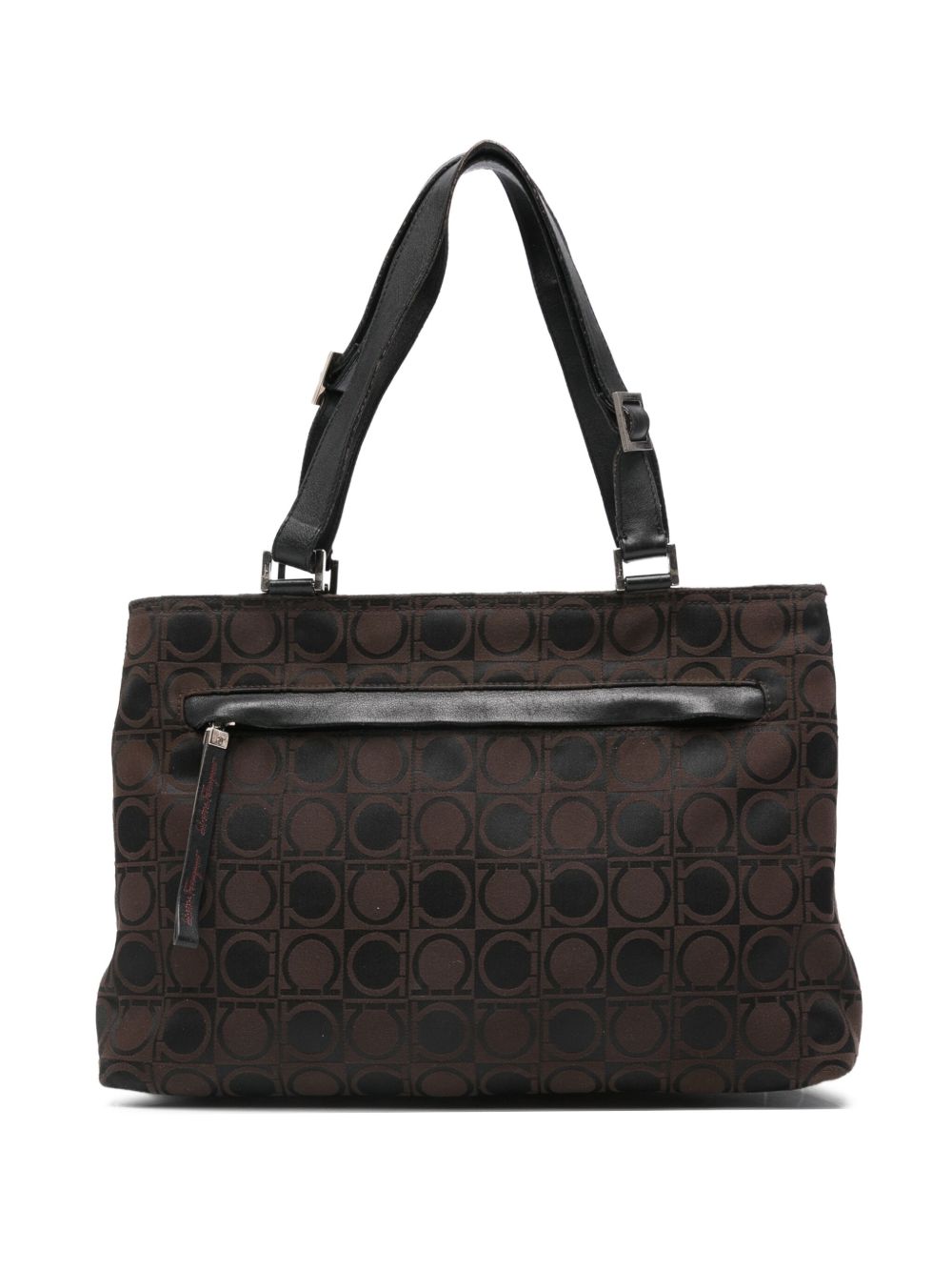 2000s circle-pattern tote bag