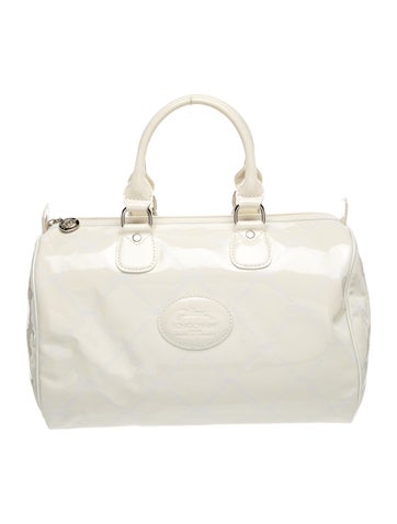Patent Leather Top Handle Bag