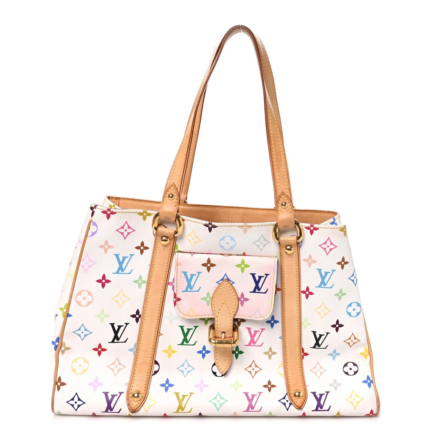 Louis Vuitton Monogram Multicolor Aurelia MM White