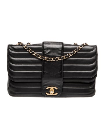 Jumbo Horizontal Quilt Flap Bag