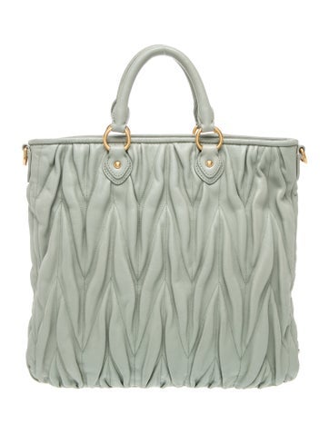 Miu Miu Leather Garment Bag