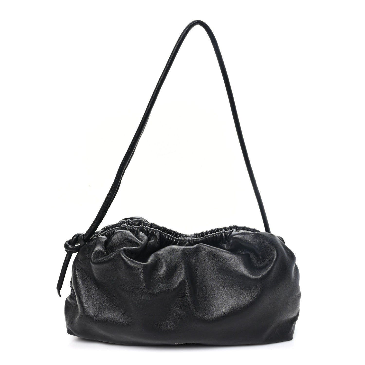 Mansur Gavriel Lambskin Cloud Clutch Black Flamma