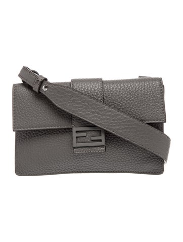 Fendi Leather Baguette Mini