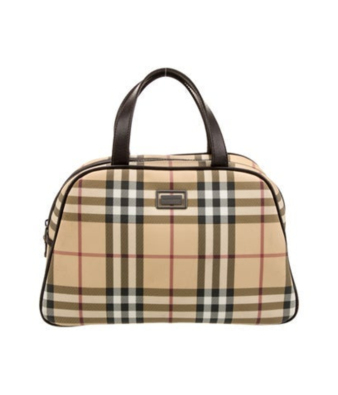 Burberry Nova Check Top Handle Bag
