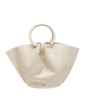 Cult Gaia Leather Top Handle Bag