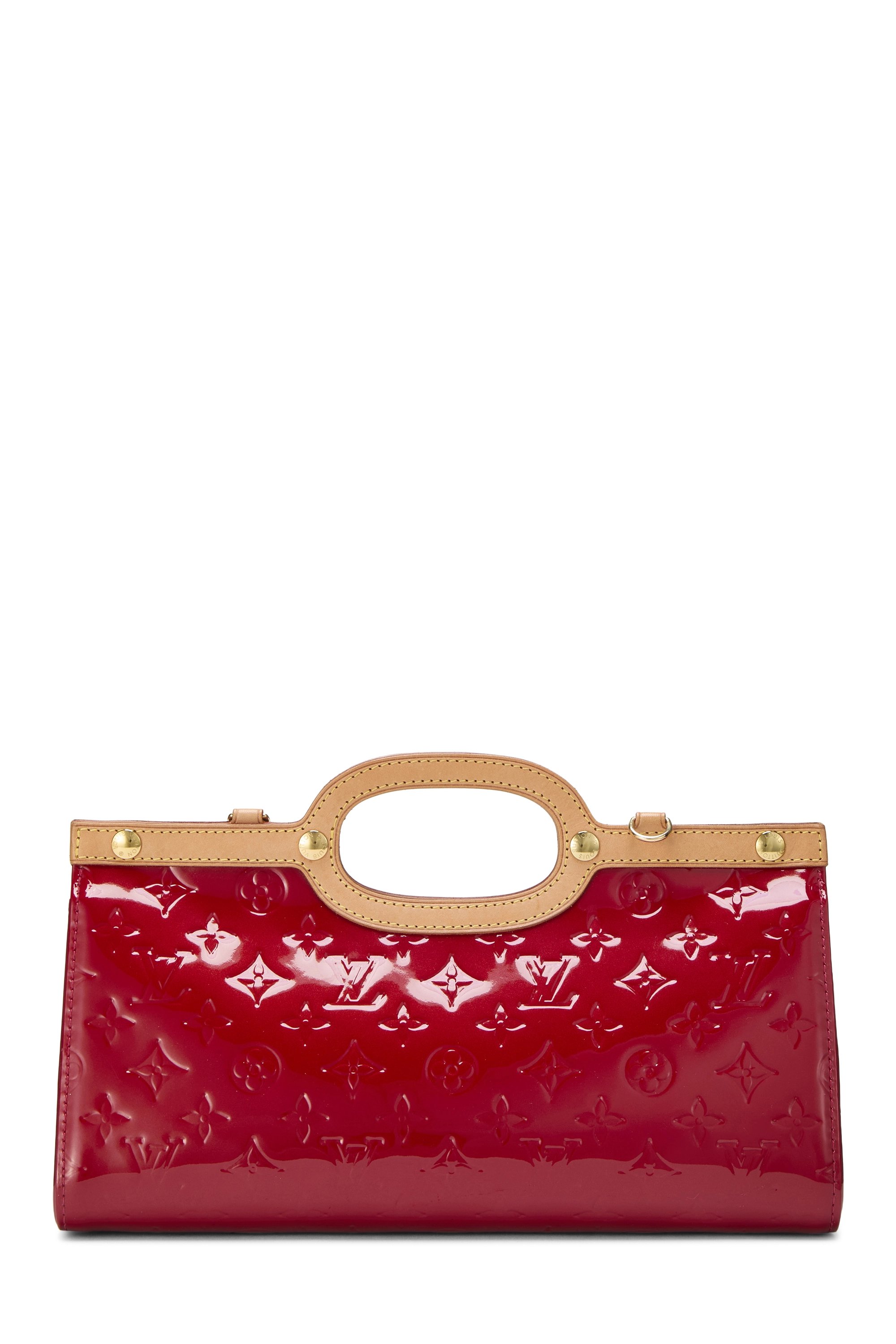 Red Monogram Vernis Roxbury