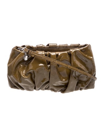 Patent Leather Messenger Bag