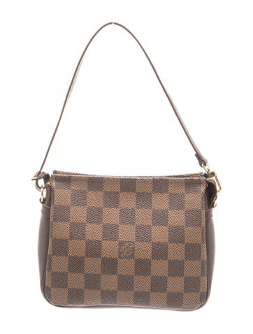 Damier Ebene Vintage 2004 Damier Ebene Trousse Make Up Bag Pochette w/ Tags