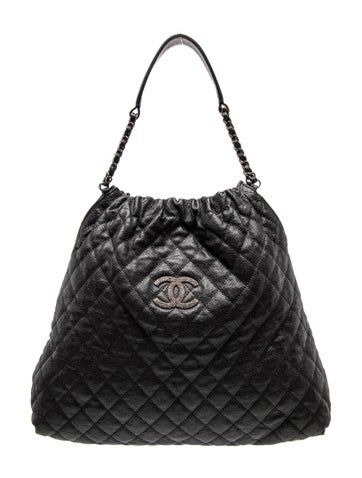 Quilted Elastic Hobo