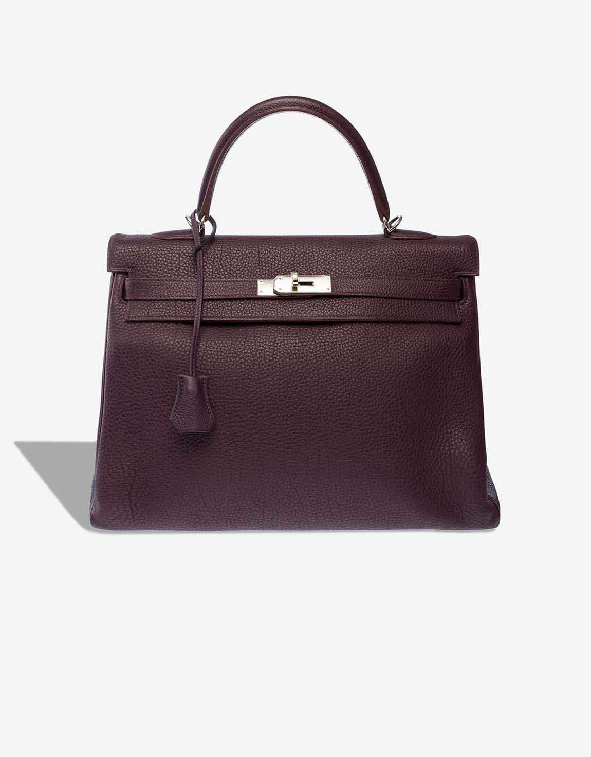 Hermes 
		Kelly 35 Togo Raisin    