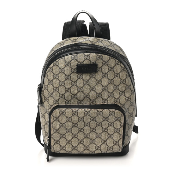 Gucci GG Supreme Monogram Small Eden Day Backpack Black