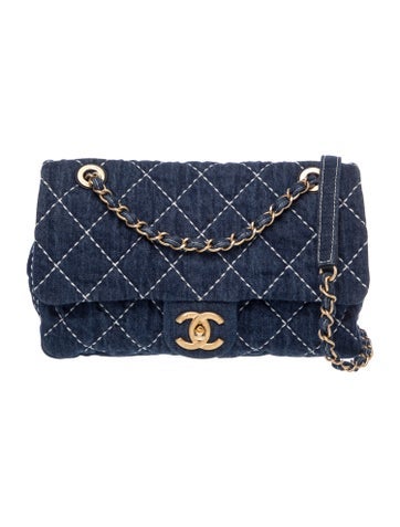 Denim Trip Flap Bag