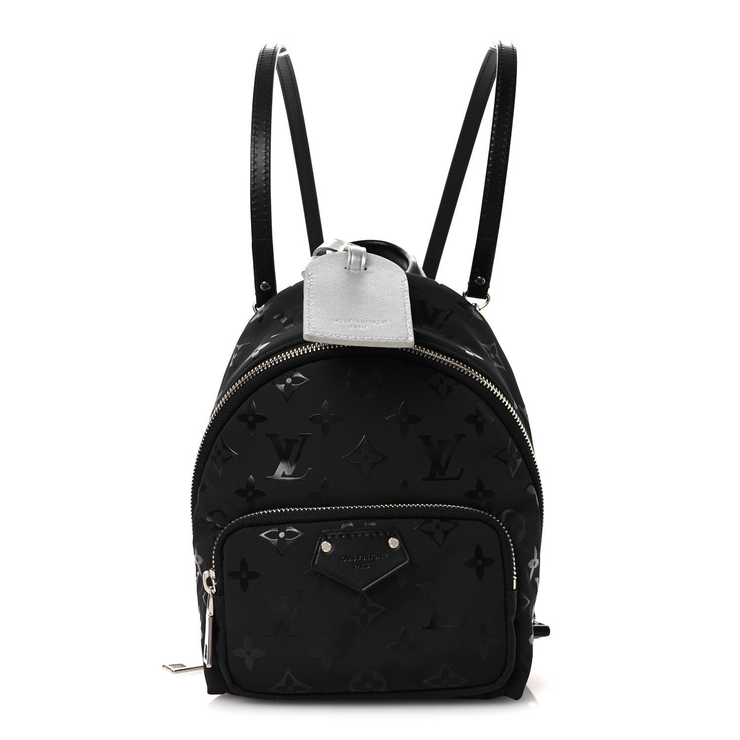 Louis Vuitton Nylon Monogram Palm Springs Mini Polar Night