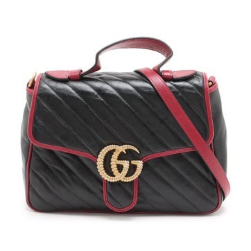 Calfskin GG Marmont Top Handle
