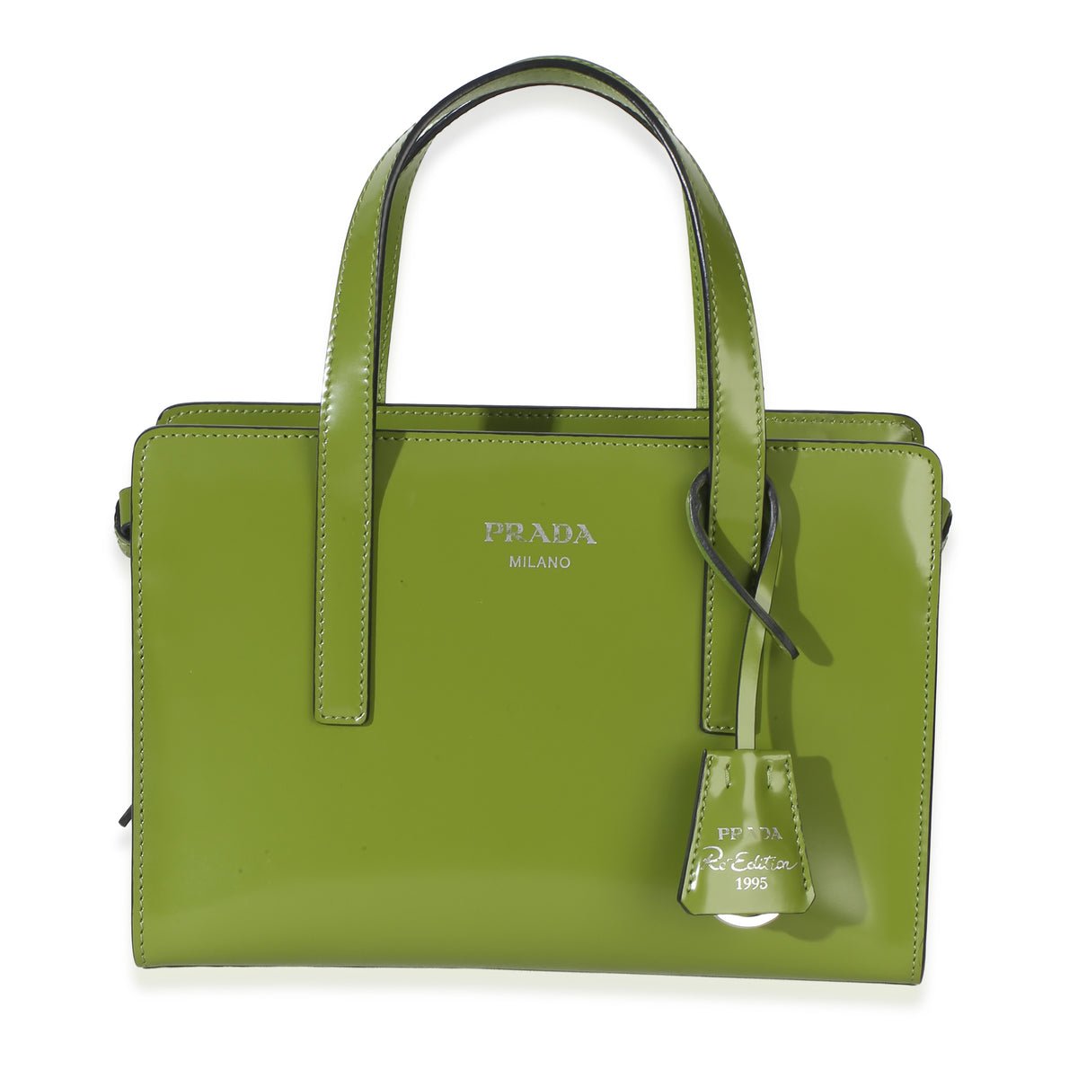 Green Brushed Leather Re-Edition 1995 Mini Bag