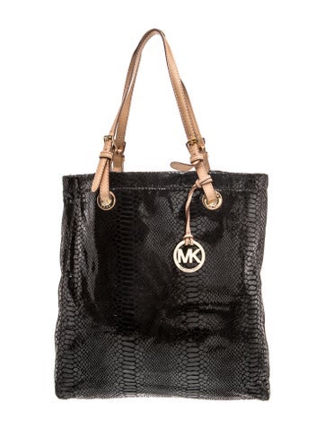Embossed Leather Tote