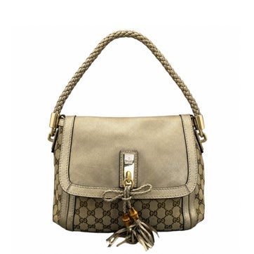 Canvas GG Canvas Bella Flap Satchel Medium