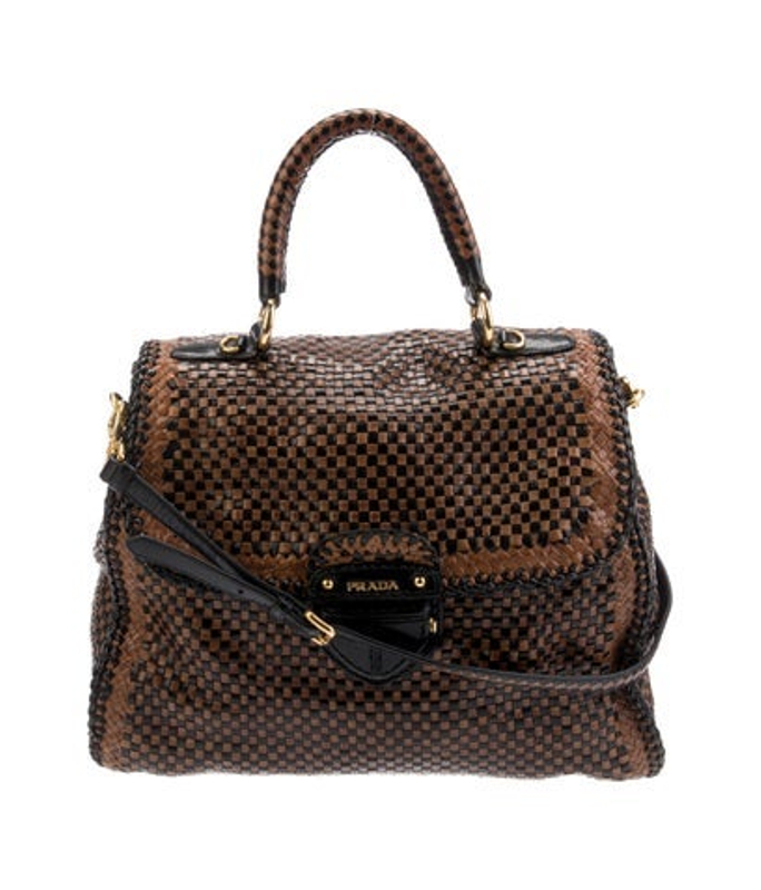 Prada Madras Shoulder Bag