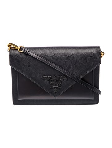 Saffiano Leather Envelope Mini