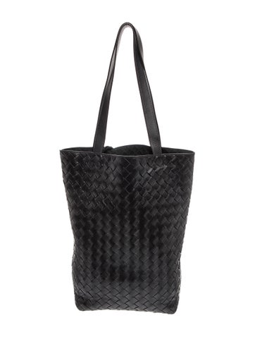 Intrecciato North South Tote Small