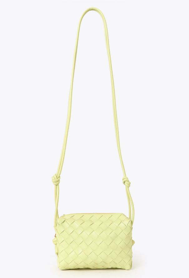 Bottega Veneta Mini Loop Camera Bag - Fennel green