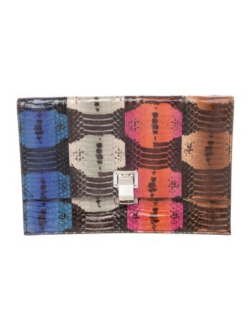 Proenza Schouler Leather Lunch Clutch Bag Medium