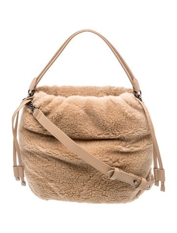 Brunello Cucinelli Wool Top Handle Bag