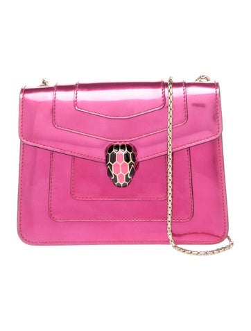 Bvlgari Patent Leather Serpenti Forever Crossbody Bag