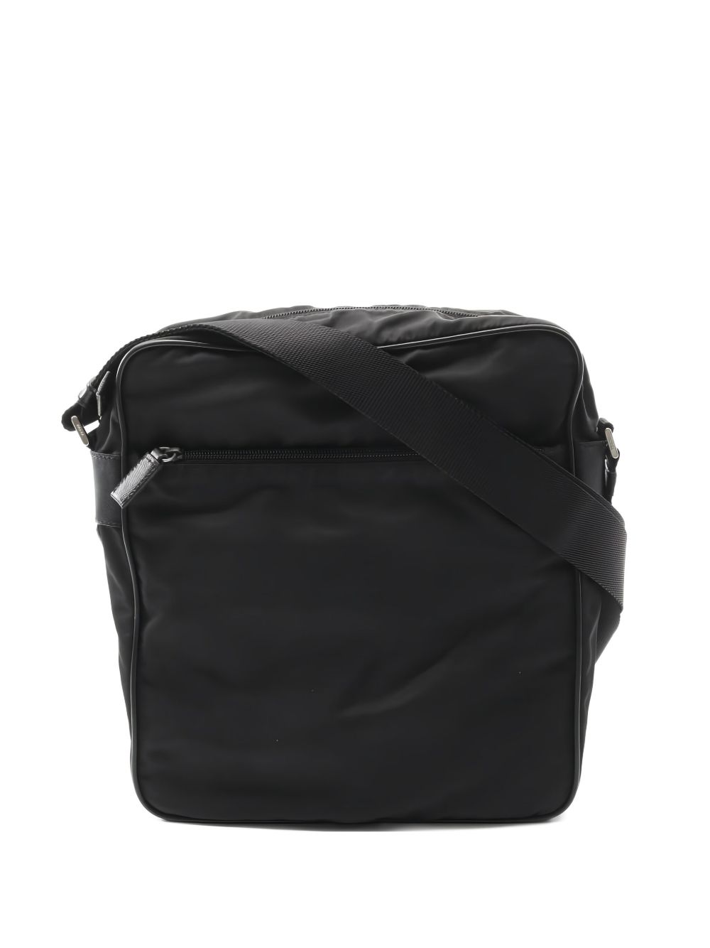 2000s triangle-logo shoulder bag