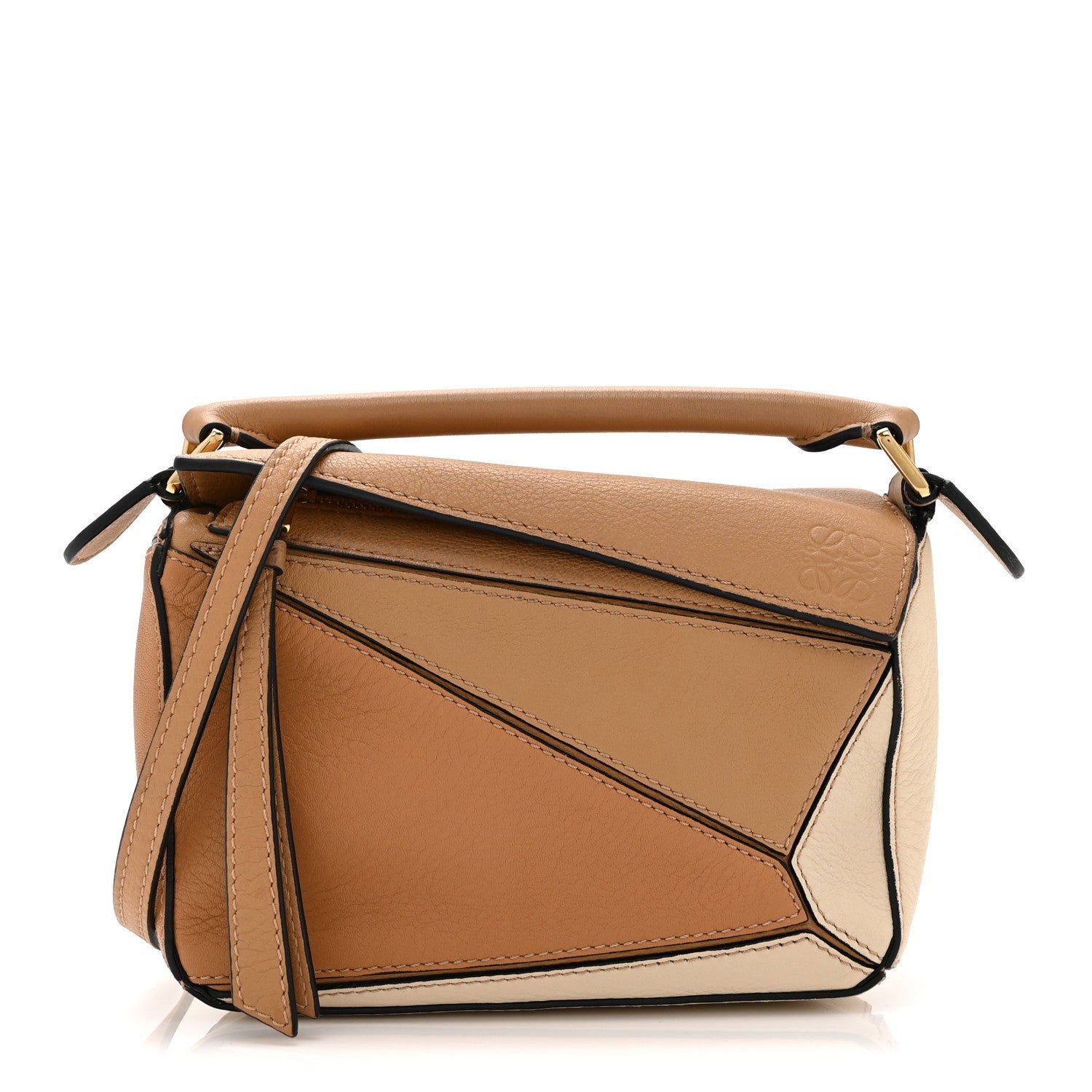 Loewe Calfskin Mini Puzzle Bag Dune Warm Desert
