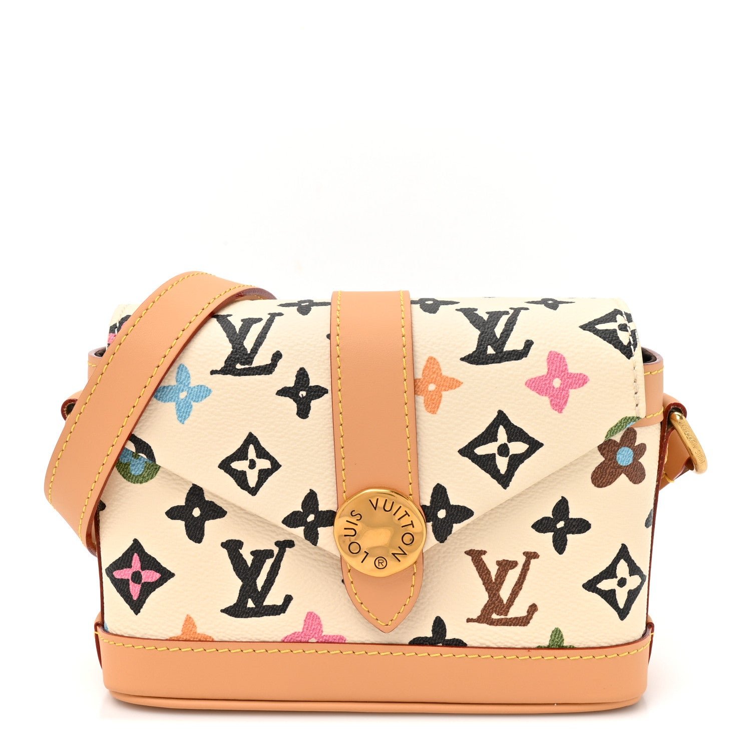 Louis Vuitton X TYLER THE CREATOR Monogram Craggy Envelope Wearable Wallet Vanilla