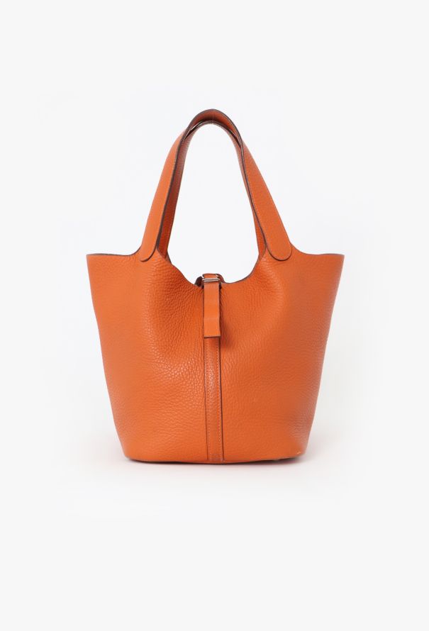 Hermes Orange Clémence Picotin 22