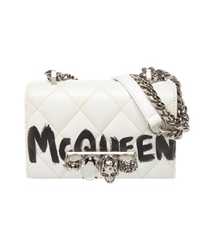 Alexander McQueen Mcqueen Skull Graffiti Ring Bag