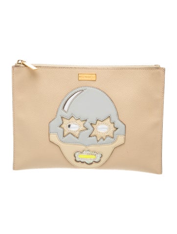 Stella McCartney Vegetarian Leather Clutch
