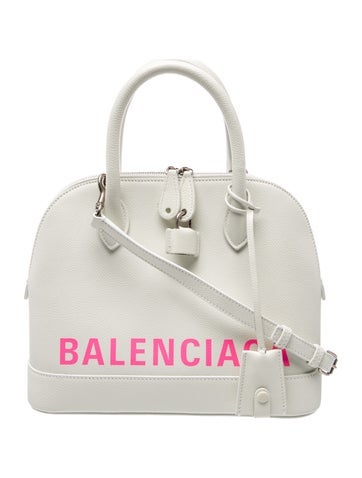 Leather Top Handle Bag Small